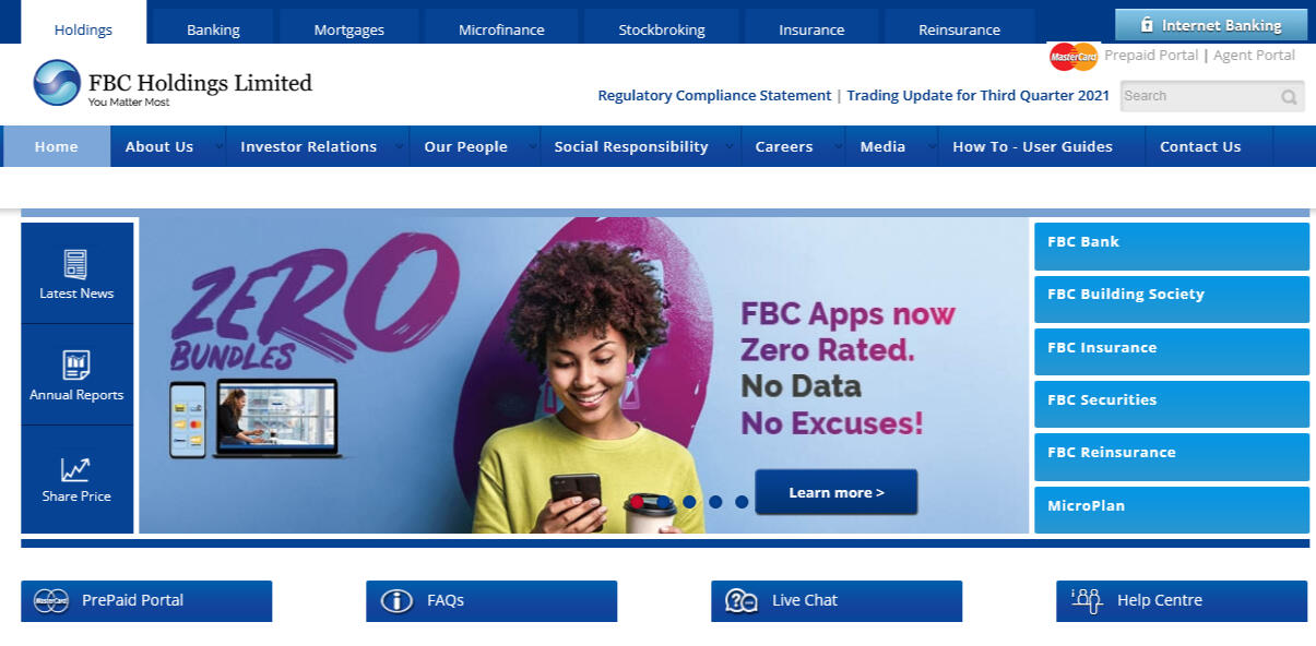 FBC Holdings Website